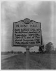 Blount Hall sign 